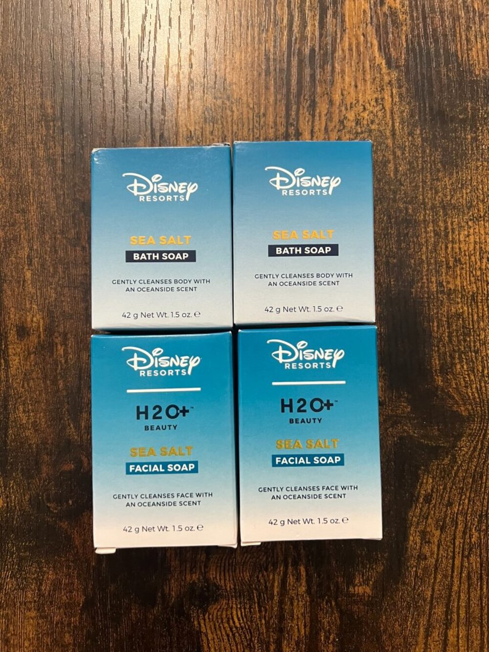 Disney Resorts H2O Beauty Sea Salt Facial Soap and Bath Soap NEW